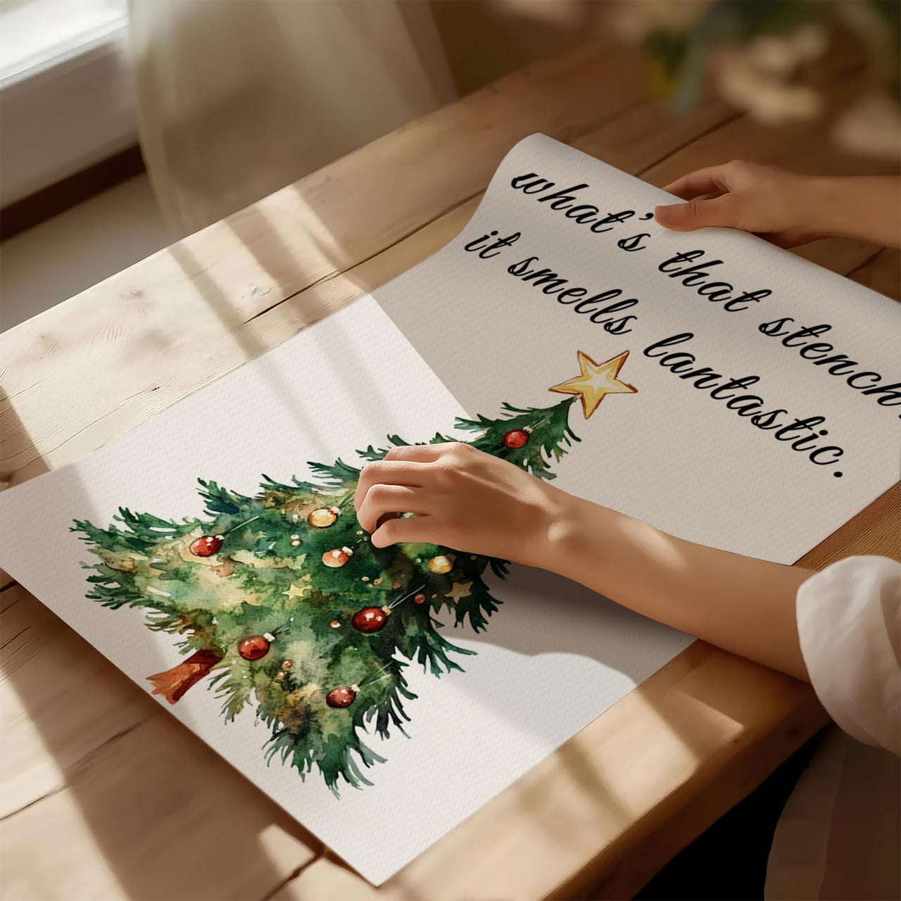 Santa Claus Wall Art Set of 4, Themed Canvas Prints Featuring Christmas Portraits, Holiday Decoration for Living Room, Bedroom, or Office, Festive Christmas Decorations, (12x16inch, 4pcs,Unframed)