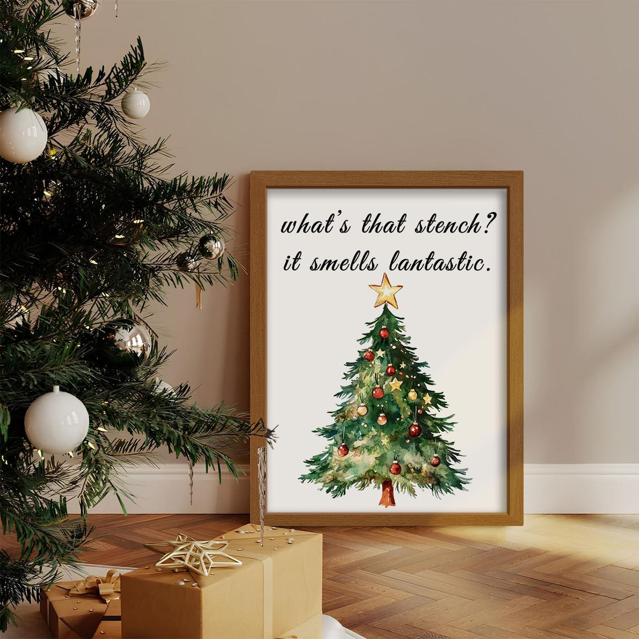 Santa Claus Wall Art Set of 4, Themed Canvas Prints Featuring Christmas Portraits, Holiday Decoration for Living Room, Bedroom, or Office, Festive Christmas Decorations, (12x16inch, 4pcs,Unframed)